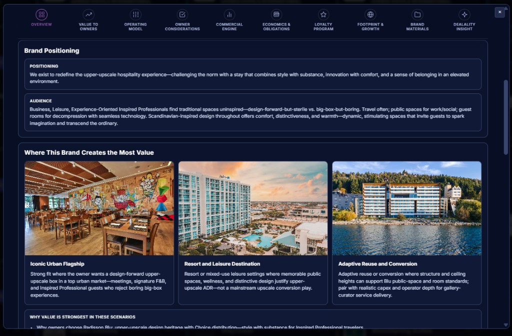 Brand Explorer positioning and fit signals